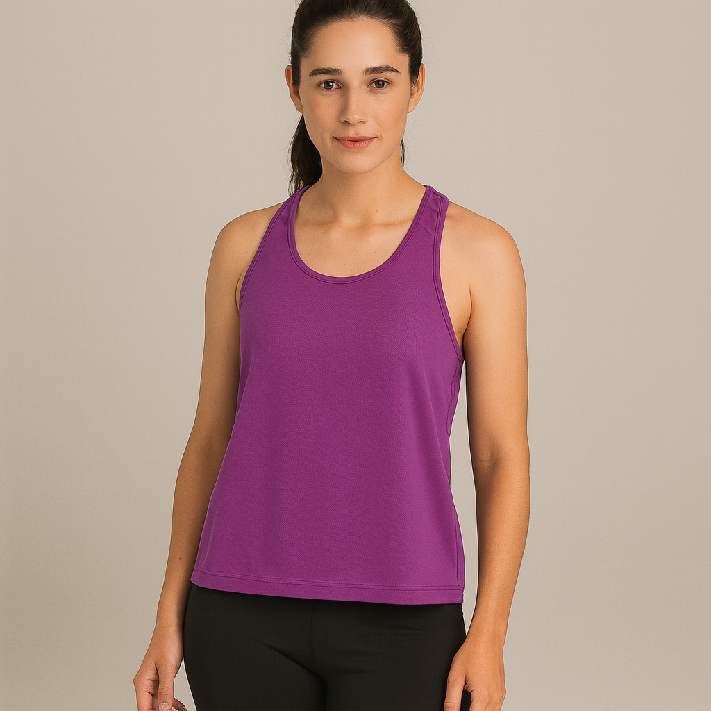 Regata feminina personalizada produzida em são bernardo do Campo ABC